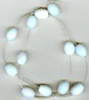 1 12x10mm Sea Opal Faceted Oval